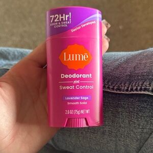 New Lume Lavender Sage Deodorant - Pink